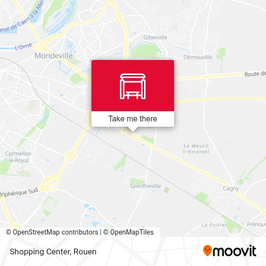 Mapa Centre Commercial