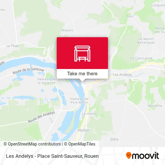 Les Andelys - Place Saint-Sauveur map