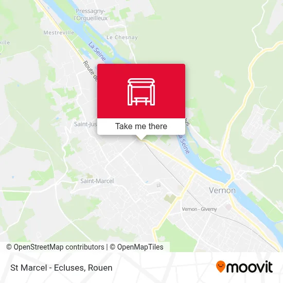 Mapa St Marcel - Ecluses