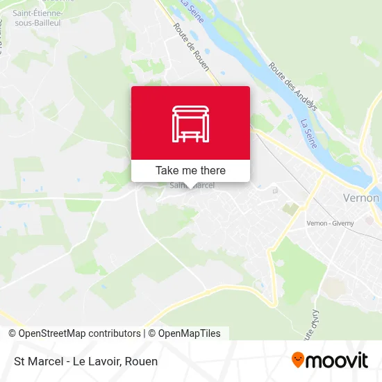 Mapa St Marcel - Le Lavoir