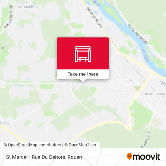 Mapa St Marcel - Rue Du Dehors