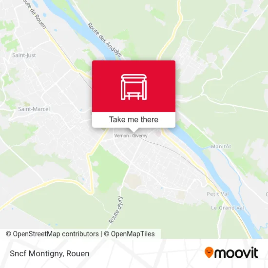 Mapa Sncf Montigny