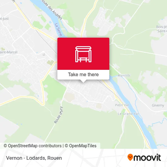 Vernon - Lodards map