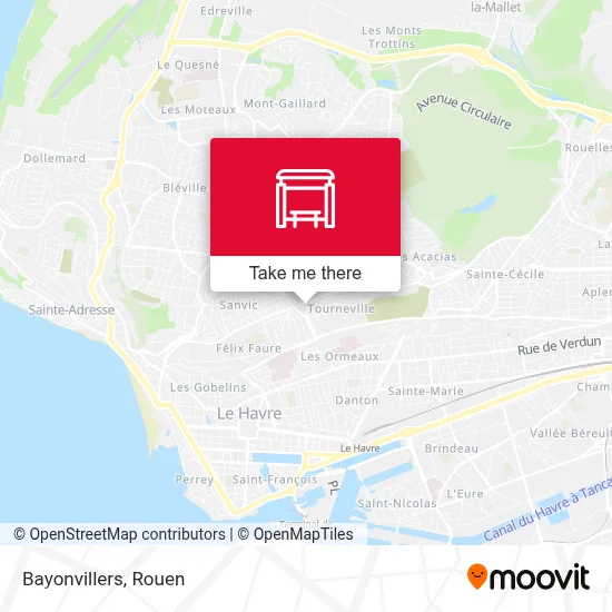 Mapa Bayonvillers