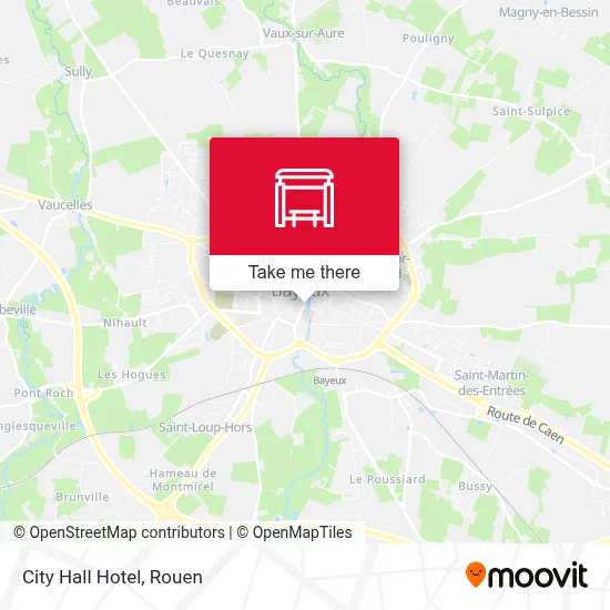 Mapa Hotel De Ville