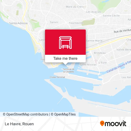 Le Havre map