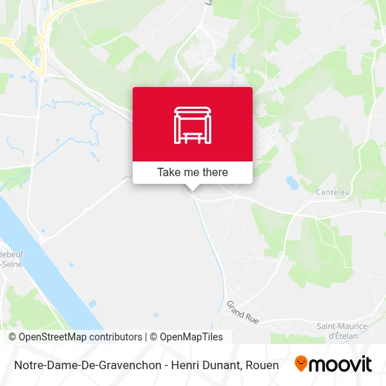 Notre-Dame-De-Gravenchon - Henri Dunant map