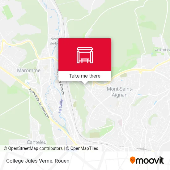College Jules Verne map