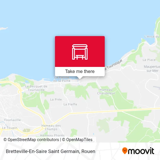 Bretteville-En-Saire Saint Germain map