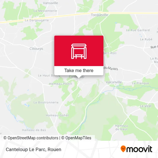 Canteloup Le Parc map
