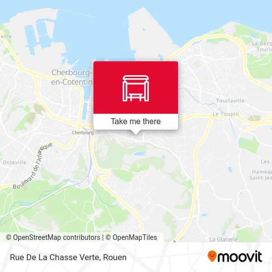 Mapa Rue De La Chasse Verte