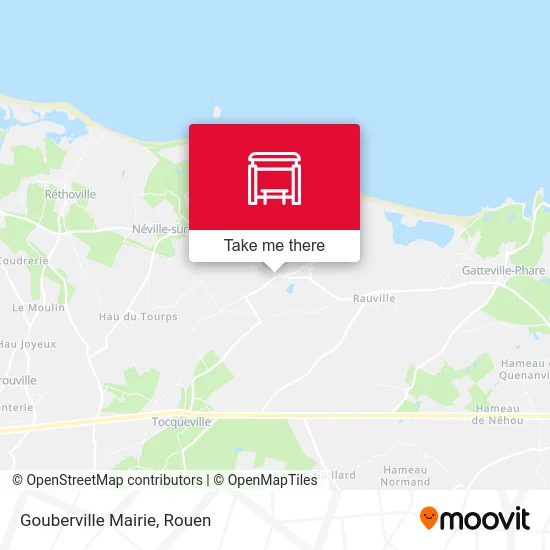 Gouberville Mairie map