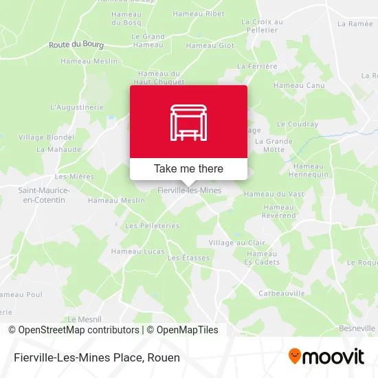 Mapa Fierville-Les-Mines Place