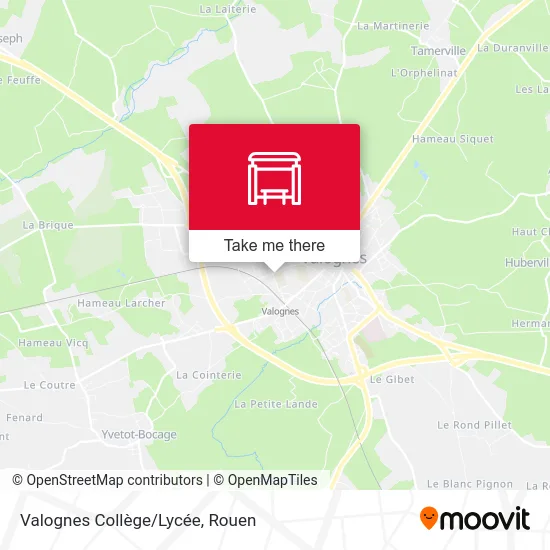 Valognes Collège/Lycée map