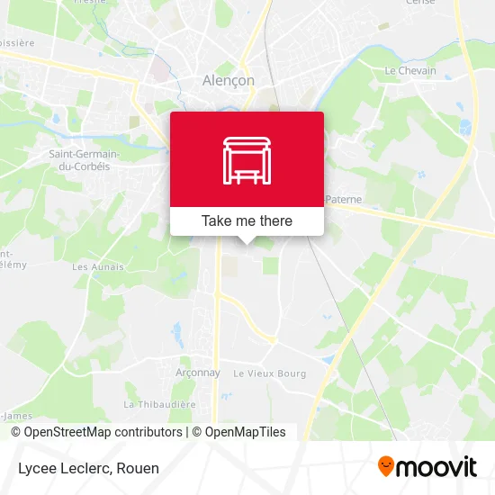 Mapa Lycee Leclerc