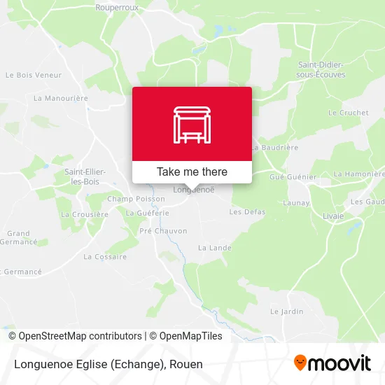 Longuenoe Eglise (Echange) map