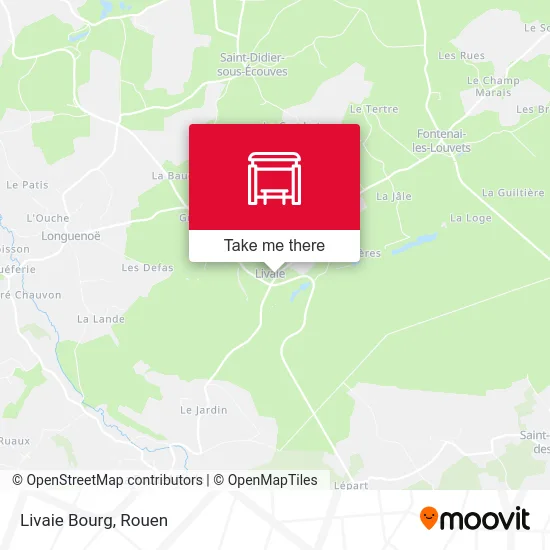 Livaie Bourg map