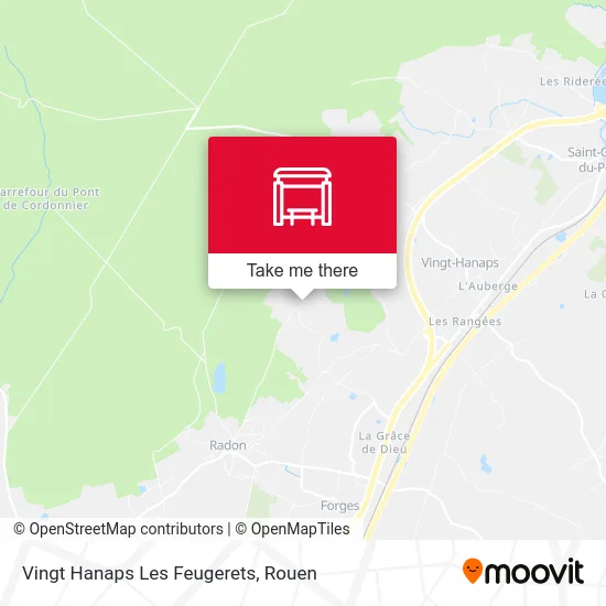 Mapa Vingt Hanaps Les Feugerets