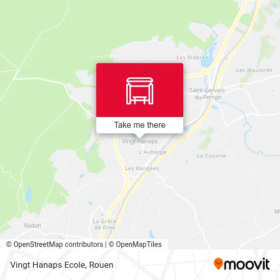 Mapa Vingt Hanaps Ecole