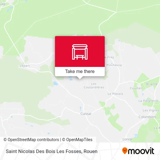 Saint Nicolas Des Bois Les Fosses map