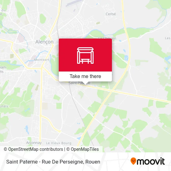 Saint Paterne - Rue De Perseigne map