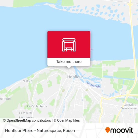 Honfleur Phare - Naturospace map