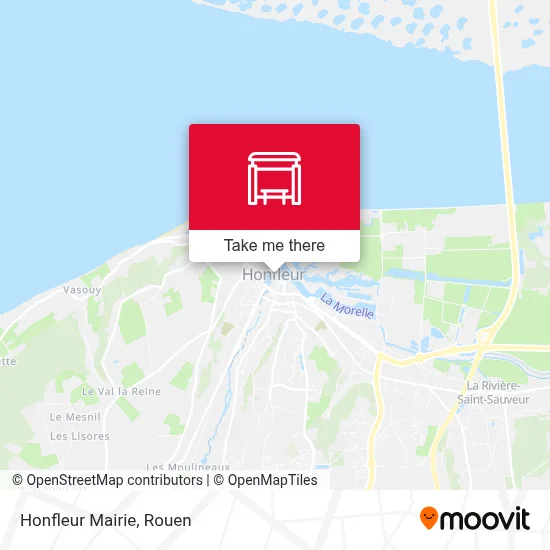 Mapa Honfleur Mairie