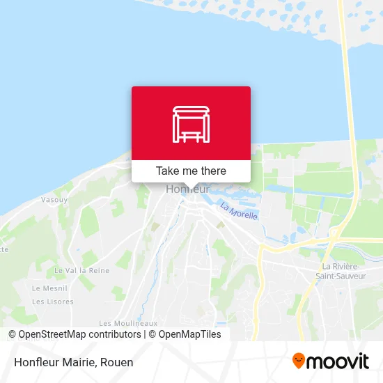 Mapa Honfleur Mairie