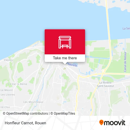 Honfleur Carnot map