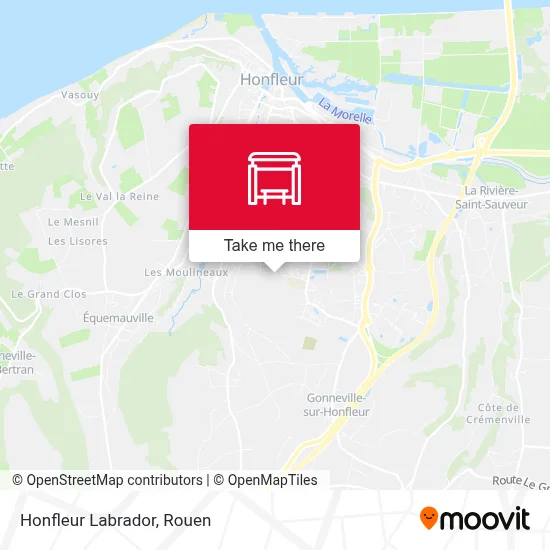 Honfleur Labrador map