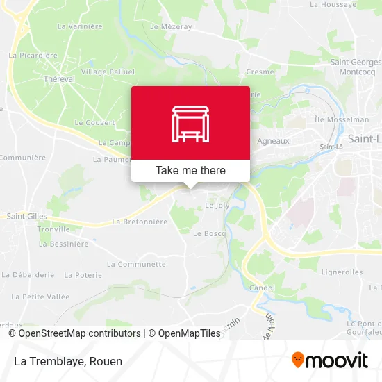 La Tremblaye map