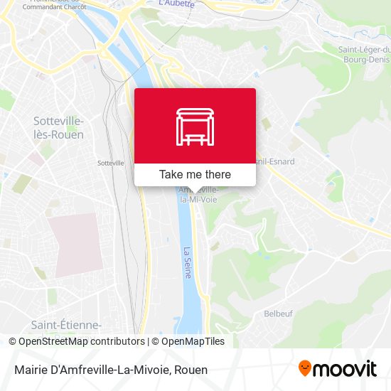 Mapa Mairie D'Amfreville-La-Mivoie