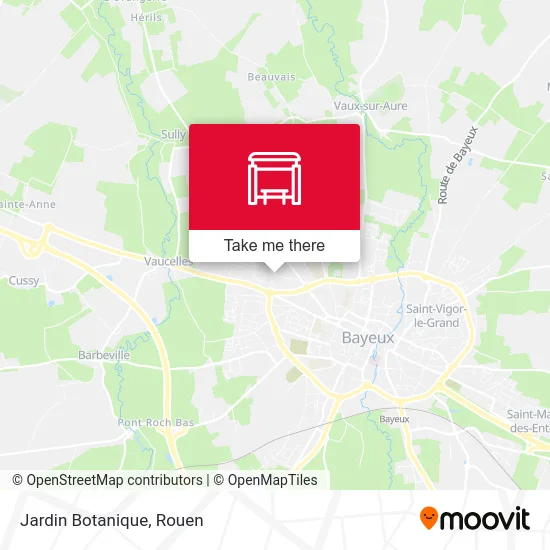 Mapa Jardin Botanique