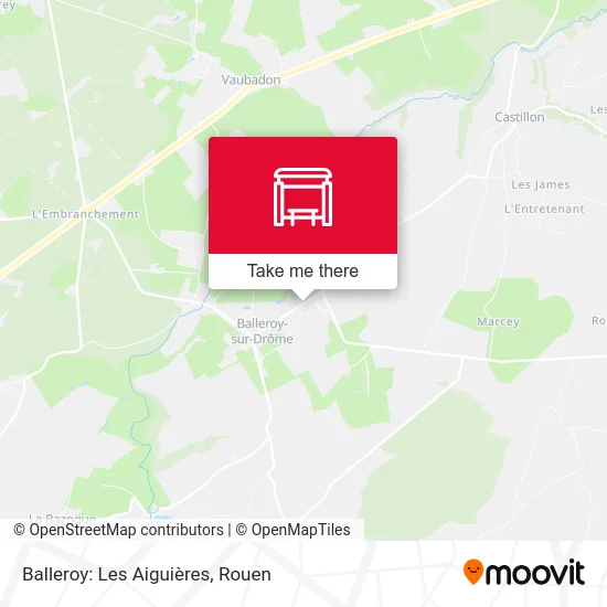 Balleroy: Les Aiguières map