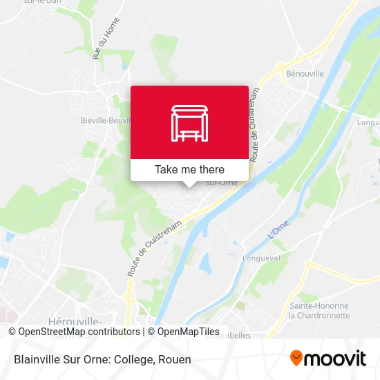 Blainville Sur Orne: College map