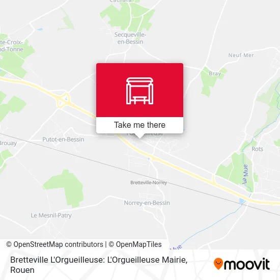 Bretteville L'Orgueilleuse: L'Orgueilleuse Mairie map