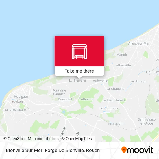 Blonville Sur Mer: Forge De Blonville map