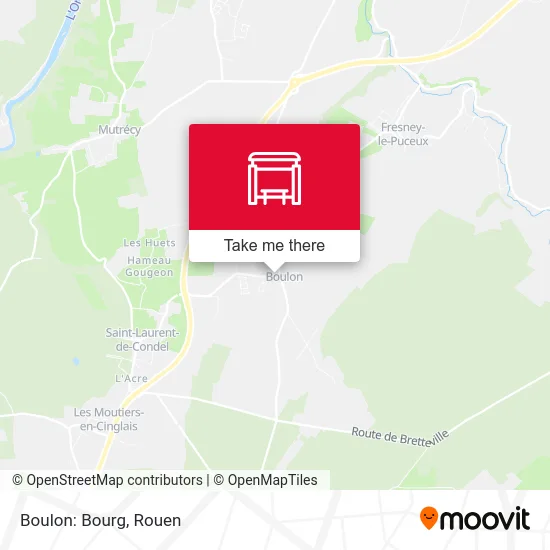 Mapa Boulon: Bourg