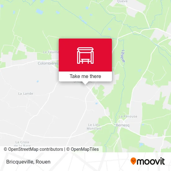 Mapa Bricqueville