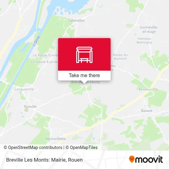 Breville Les Monts: Mairie map