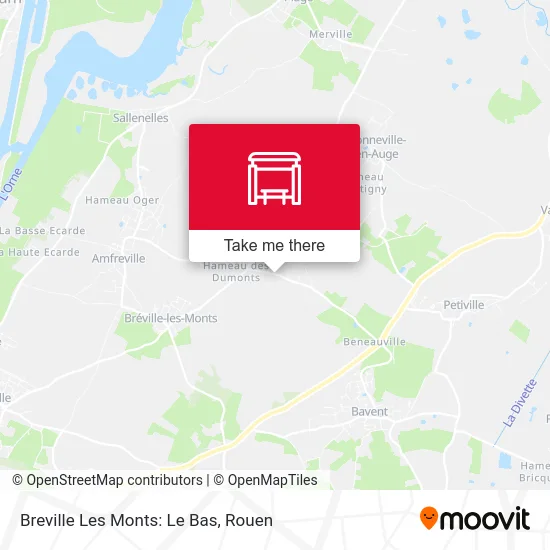 Breville Les Monts: Le Bas map