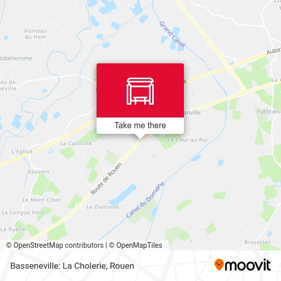Mapa Basseneville: La Cholerie