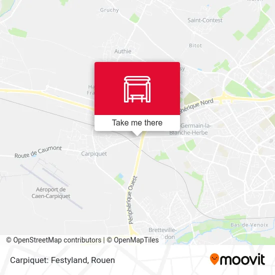 Mapa Carpiquet: Festyland