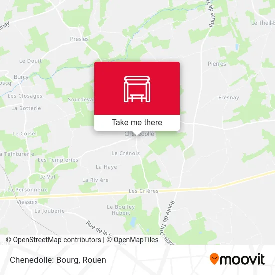 Mapa Chenedolle: Bourg