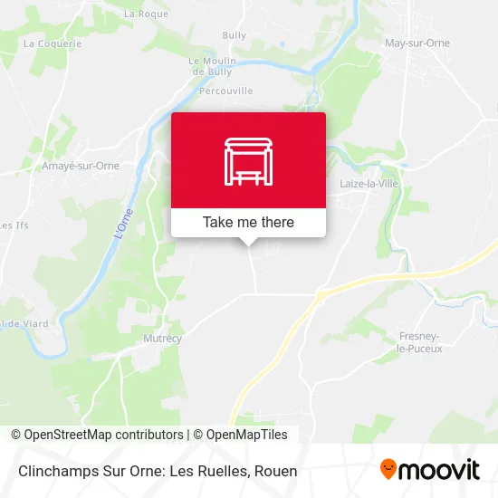 Clinchamps Sur Orne: Les Ruelles map