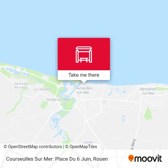 Courseulles Sur Mer: Place Du 6 Juin map