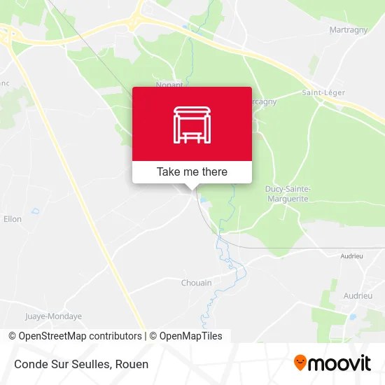 Mapa Conde Sur Seulles