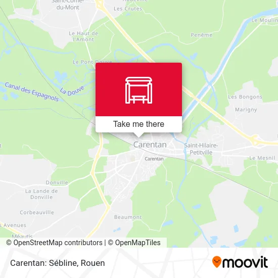 Mapa Carentan: Sébline