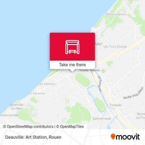 Deauville: Art Station map