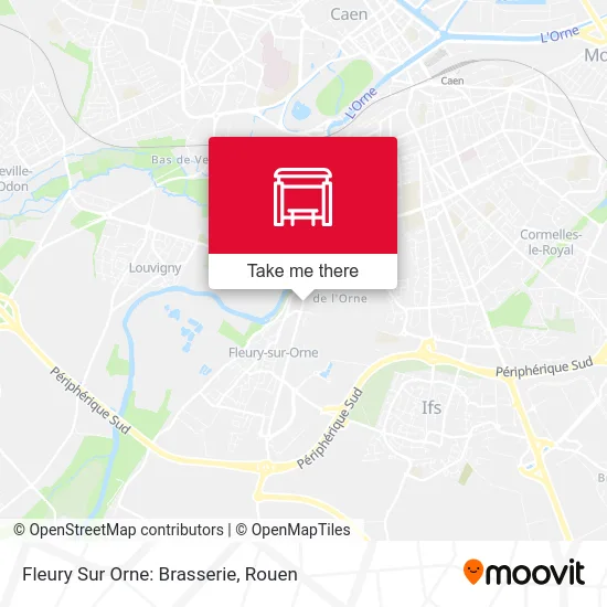 Fleury Sur Orne: Brasserie map